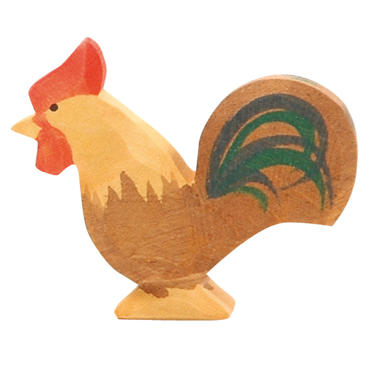 Ostheimer Wooden Rooster Brown