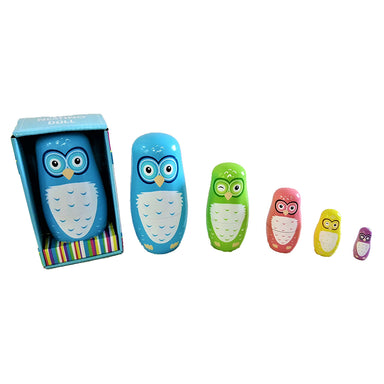 Fun Factory Wooden Owl Nesting Dolls