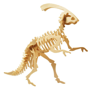 Heebie Jeebies Parasaurolophus Dinosaur 3D Wood Kit