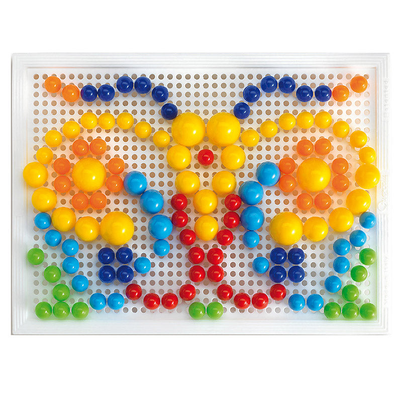 Quercetti Colour Small Portable Peg Board Butterfly