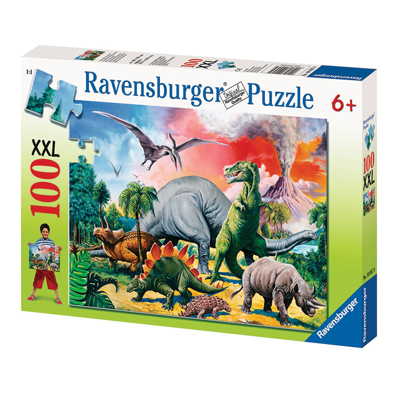 Ravensburger Among the Dinosaurs 100 Piece XXL Puzzle