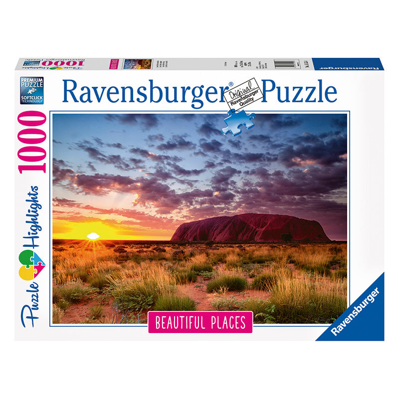 Ravensburger Ayres Rock Australia Puzzle 1000 Piece Puzzle Packaging