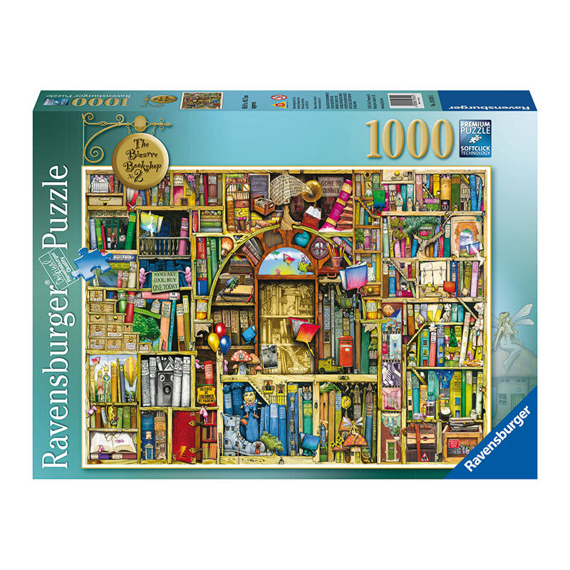 Ravensburger Thompson's Bizarre Bookshop 2 1000 Piece Puzzle Packaging
