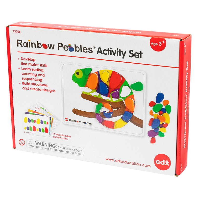 Rainbow Pebbles Activity Set - 48 Pebbles