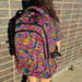 Alimasy Rainbow Zebra Kids Large Backpack Girl
