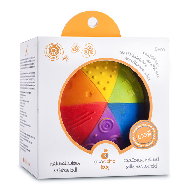 Caaocho Rainbow Sensory Ball Packaging