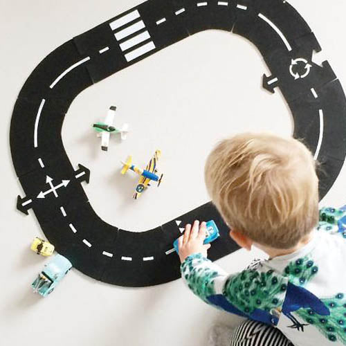 Waytoplay Ringroad 12 Piece Rubber Road Set