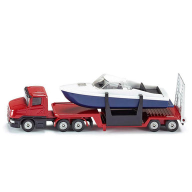 Siku Low Loader with Boat Diecast Model 