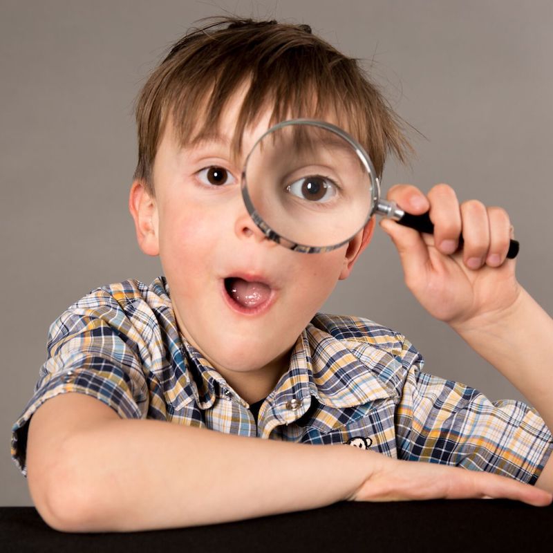 Heebie Jeebies Magnifying Glass with Boy