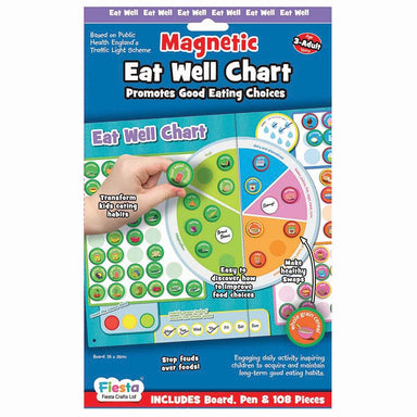 Fiesta Crafts Eat Well Magnetic Chart Packaging