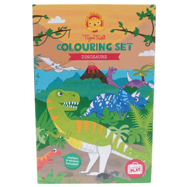 Tiger Tribe Colouring Set Dinosaurs