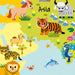 Tiger Tribe Inflatable World Globe Baby Animals 30cm Asia