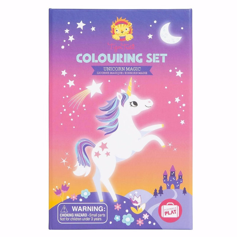 Tiger Tribe Colouring Set Unicorn Magic