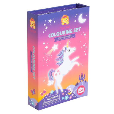 Tiger Tribe Colouring Set Unicorn Magic Front Packagaing