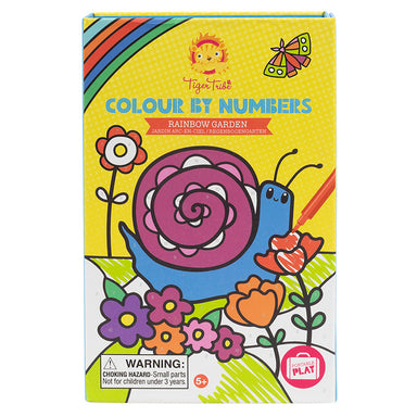Tiger Tribe Colour by Numbers - Rainbow Garden Box