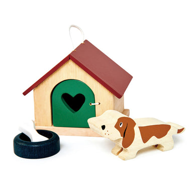 Tender Leaf Toys Pet Dog Kennel Set