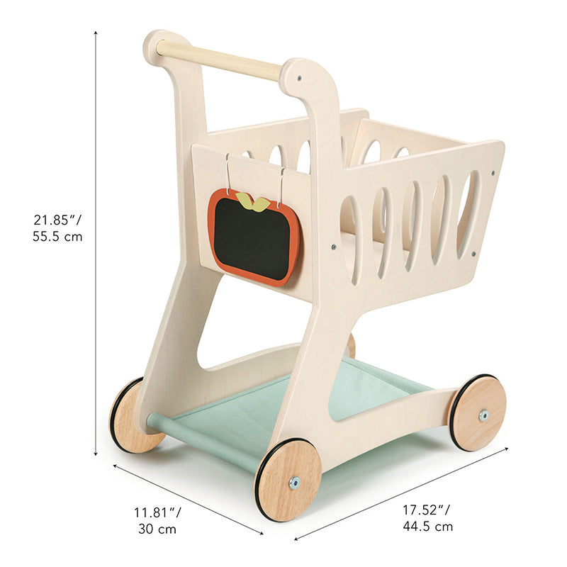 Tender Leaf Toys Shopping Cart Trolley Dimensions