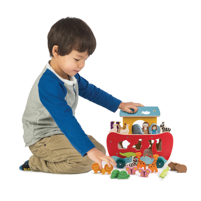 Tender Leaf Toys Noah's Shape Sorting Ark Boy