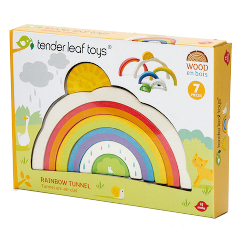 Tender Leaf Toys Rainbow Tunnel Box