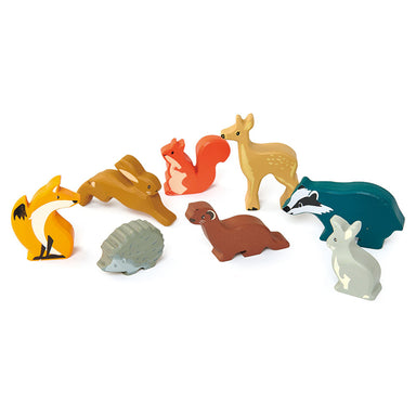 Tender Leaf Toys Wooden Woodland Animals with Display Contents