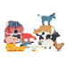 Tender Leaf Toys Stacking Farmyard Animals with Bag