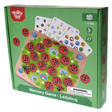 Tooky Toy Ladybug Memory Game Box