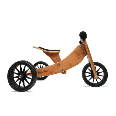Kinderfeets Tiny Tot Bamboo 2-in-1 Balance Bike and Tricycle Trike Side View
