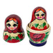 Russian Treasures Kirov Red Traditional Babushka Dolls 6pc 2