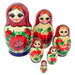 Russian Treasures Kirov Red Traditional Babushka Dolls 6pc 6
