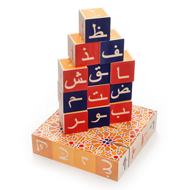 Uncle Goose Arabic Wooden Alphabet Blocks