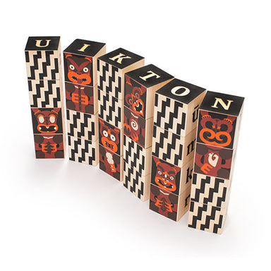 Uncle Goose Maori Wooden Alphabet Blocks 2