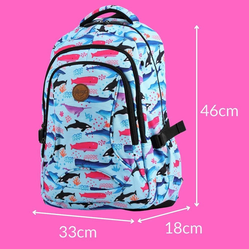 Alimasy Underwater Creatures Kids Large Backpack Size