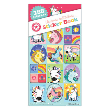 Unicorns & Zebras Sticker Book 