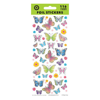 Butterfly Foil Sticker Sheets