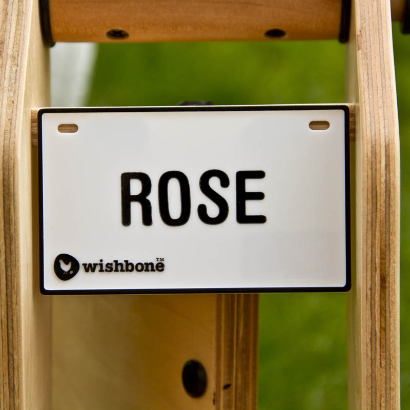 Wishbone Nameplate Rose