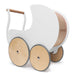 Kinderfeets Walker Pram White Side View