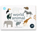 Two Little Ducklings World Animal Flash Cards Front Cover