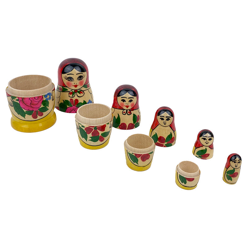Semenov Traditional Babushka Dolls Set 5pc
