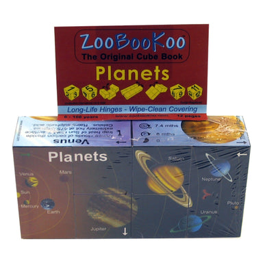 Zoobookoo Cube Book Planets Packaging