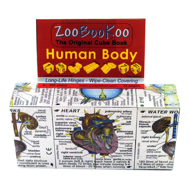 Zoobookoo Cube Book Human Body Packaging