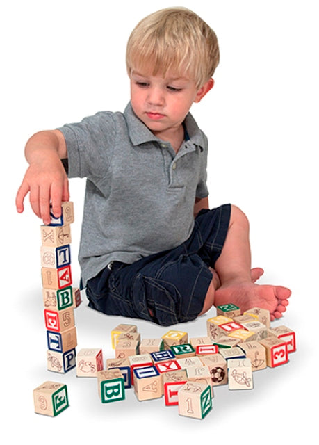 Melissa & Doug - Wooden Blocks ABC 123 2