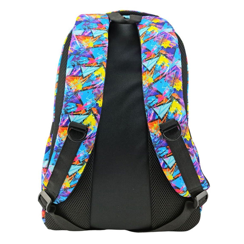 Alimasy Abstract Turquoise Kids Large Backpack Straps