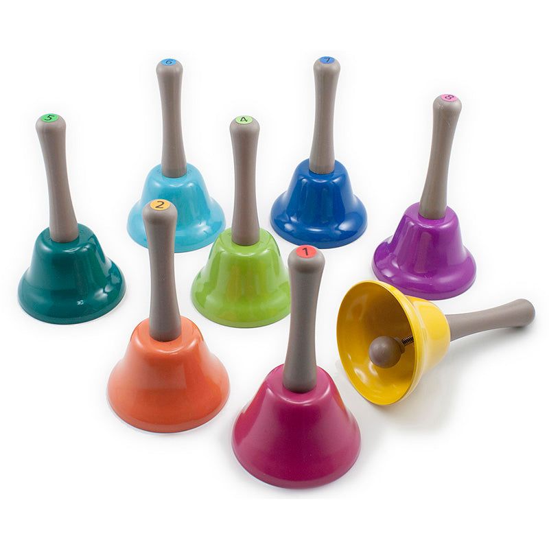 Artiwood Musical Instrument Eight Note Hand Rainbow Bells