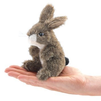 Folkmanis  Mini Jack Rabbit Finger Puppet