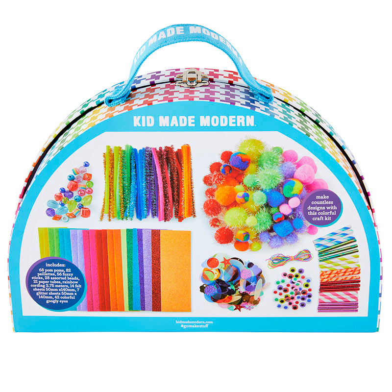 Kide Made Modern Rainbow Craft Kit Contents Back Cover