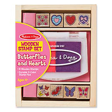 Melissa & Doug Butterflies & Hearts Stamp Set