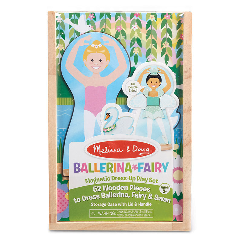 Melissa & Doug Ballerina Fairy Magnetic Dress-Up Playset