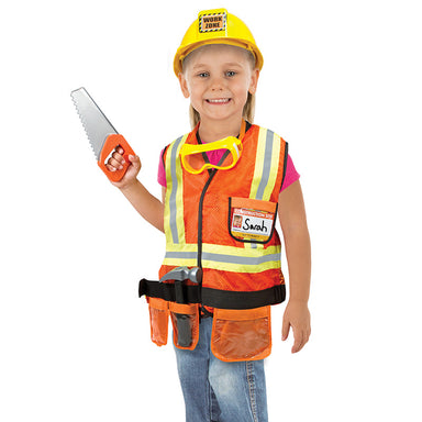 Melissa & Doug Construction Worker Costume Set