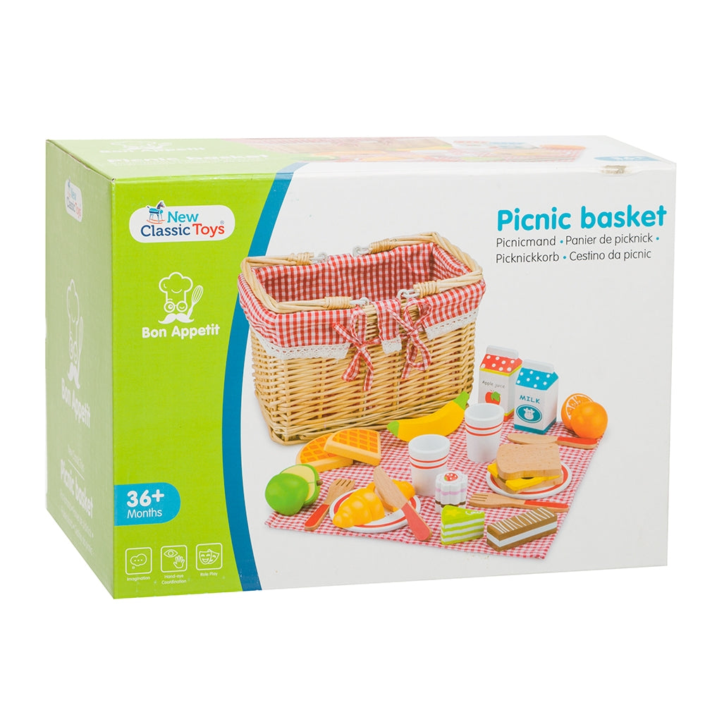 New Classic Toys Picnic Basket Packaging