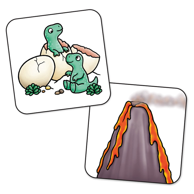 Orchard Toys Dinosaur Lotto Memory Game volcano